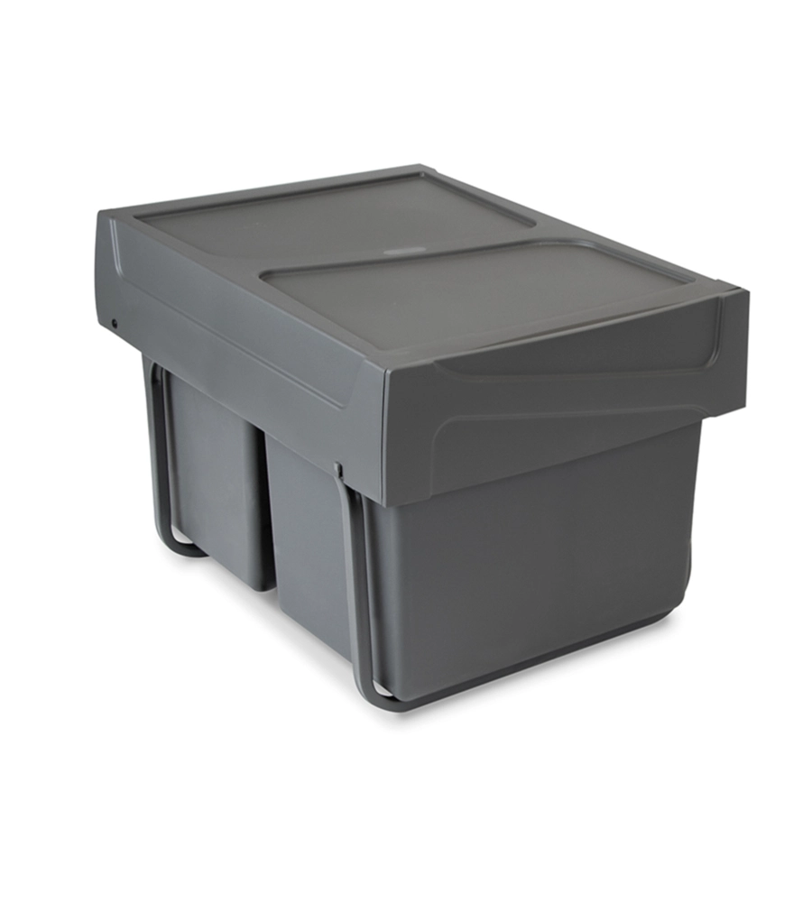 2 PATTUMIERE PER RACCOLTA DIFFERENZIATA, 2X15 L